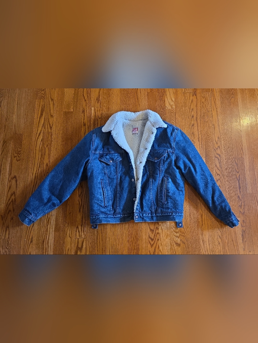 LEVI'S "Big E" made in San Fransico USA sz 44 R.. 1970's Dark Wash. Perfect.